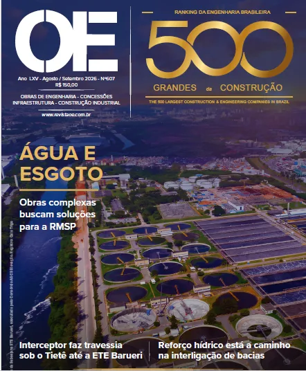 Capa da edição 500 Grandes da Construção da Revista O Empreiteiro