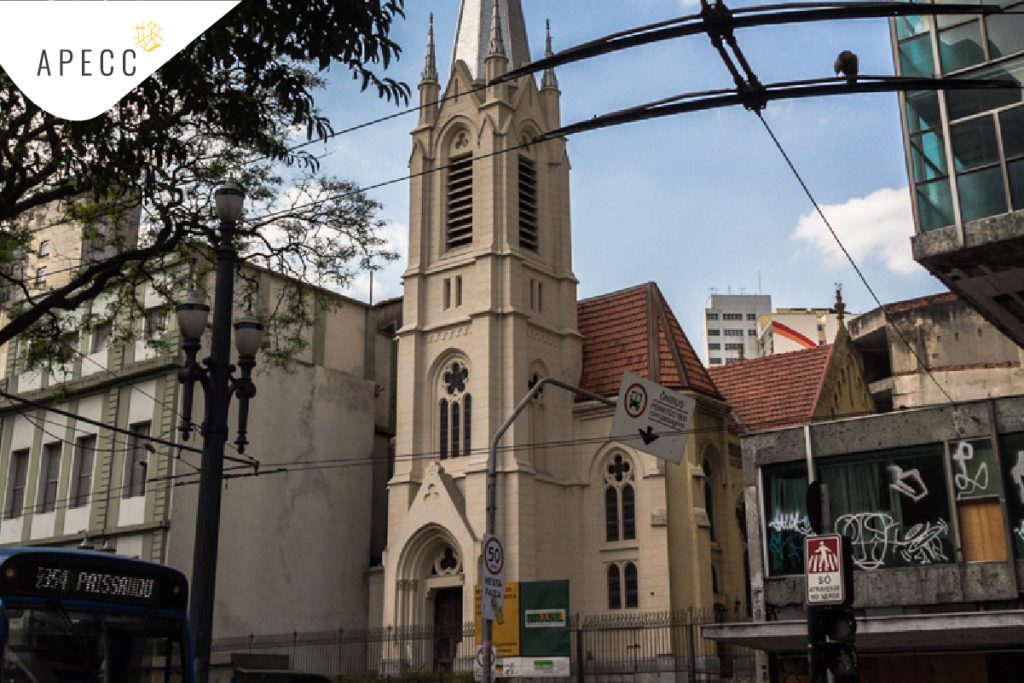Restauro da Igreja Martin Luther tem início no centro de São Paulo