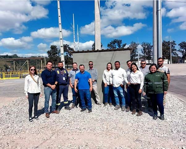 Pátio de escórias entregue dois meses antes do prazo