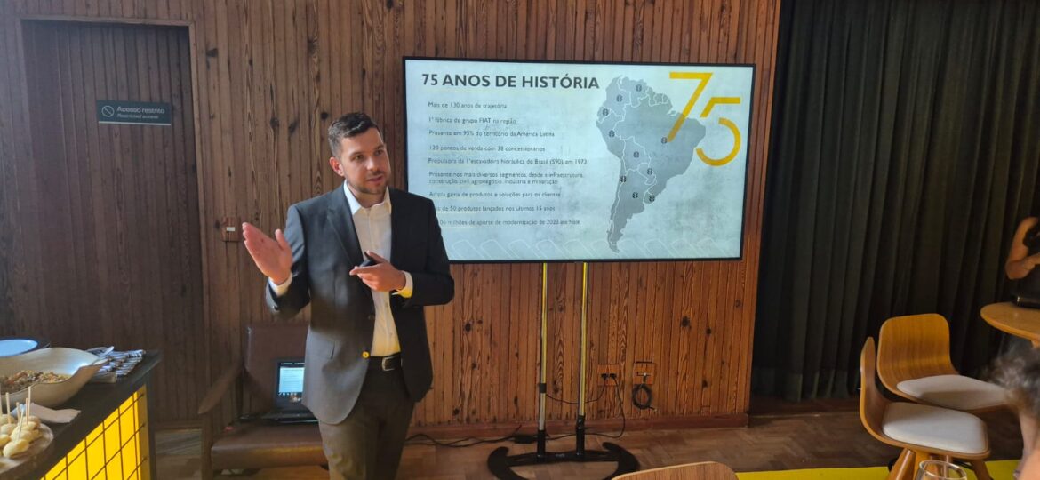 New Holland lança 75 unidades de nova motoniveladora para comemorar 75 anos no Brasil