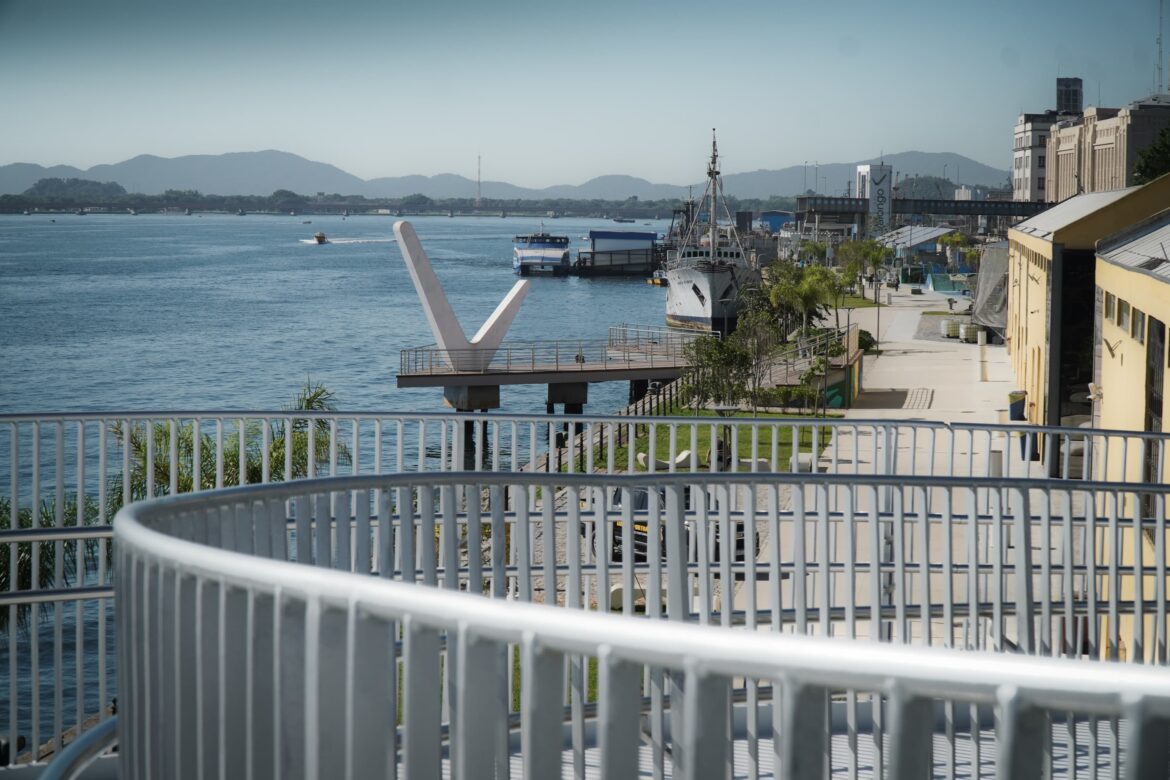 APS, FIPS e Prefeitura entregam boulevard aéreo ligando Parque Valongo ao Centro de Santos