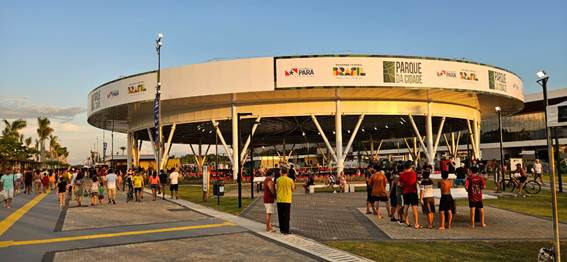 Parque da Cidade, um dos espaços da COP-30, tem primeira fase inaugurada em Belém