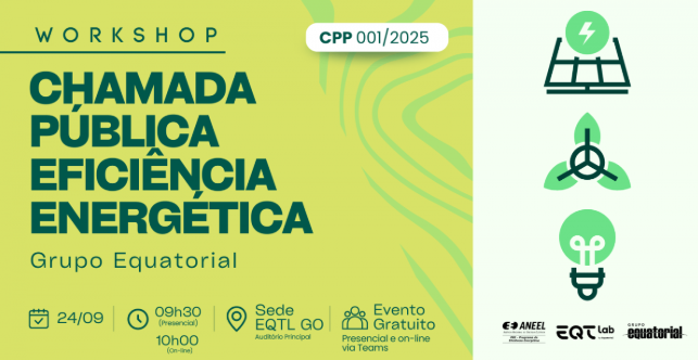 Grupo Equatorial abre inscrições para projetos de eficiência energética com R$ 56 milhões em investimentos