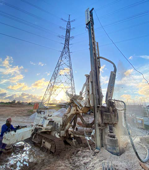 A execução das obras do VLT Salvador, na BA