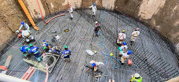 Análise termotensional e controle de reações expansivas dão integridade à laje de fundo