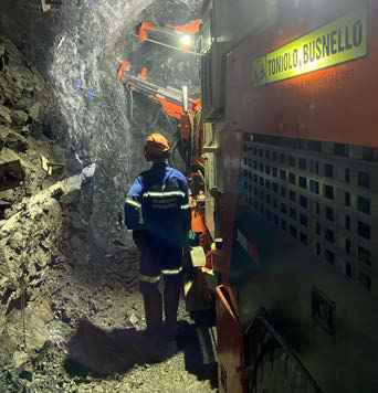 Execução do túnel para Batalhão Ferroviário, em Bento Gonçalves, RS