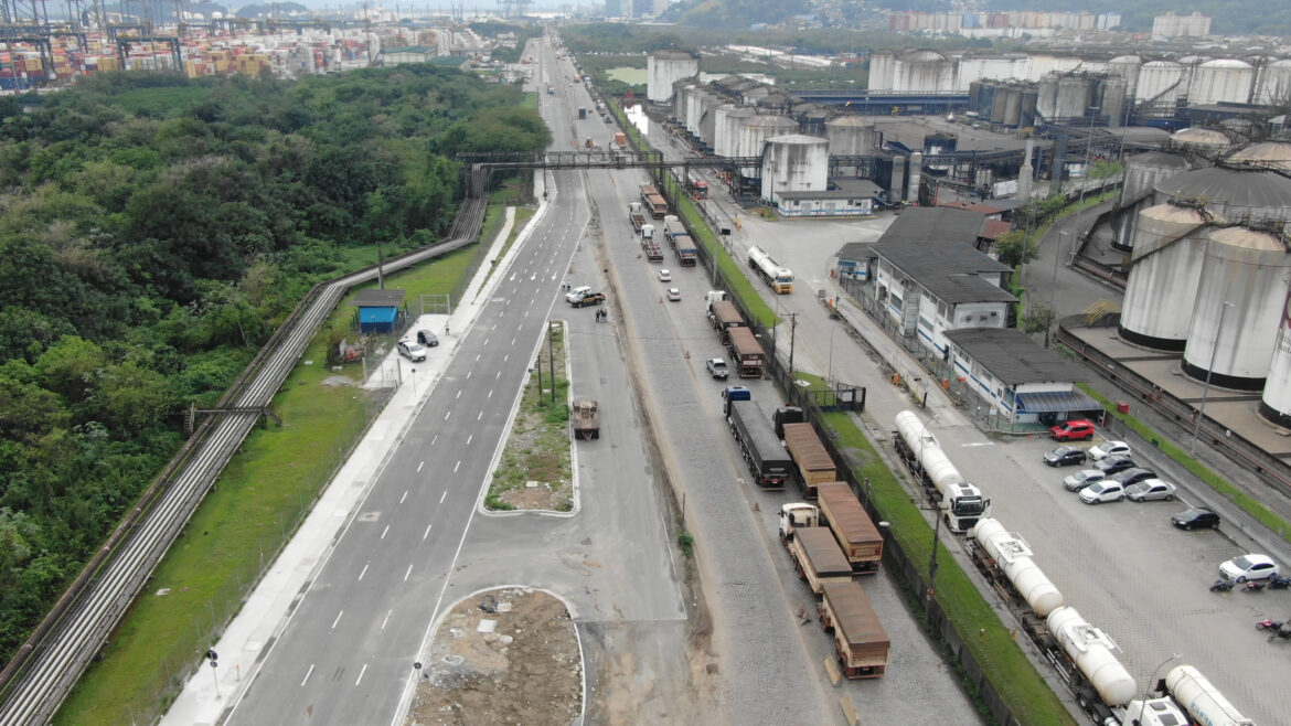 APS inicia nova obra na perimetral do Porto de Santos