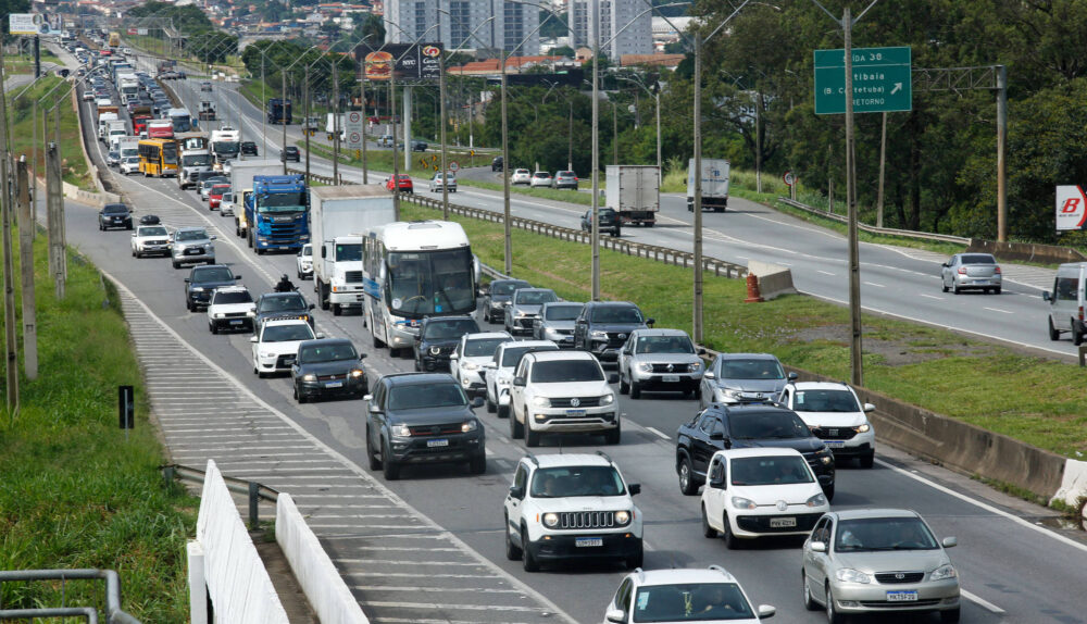 Cerimônia do leilão da rodovia Fernão Dias com anúncio da Motiva como vencedora