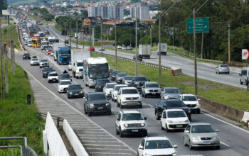 Cerimônia do leilão da rodovia Fernão Dias com anúncio da Motiva como vencedora