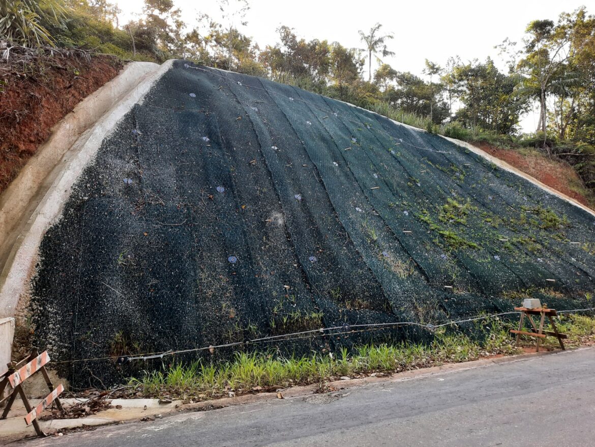 Solo grampeado verde: Peruíbe aposta em solução ecológica para conter deslizamentos e preservar o turismo
