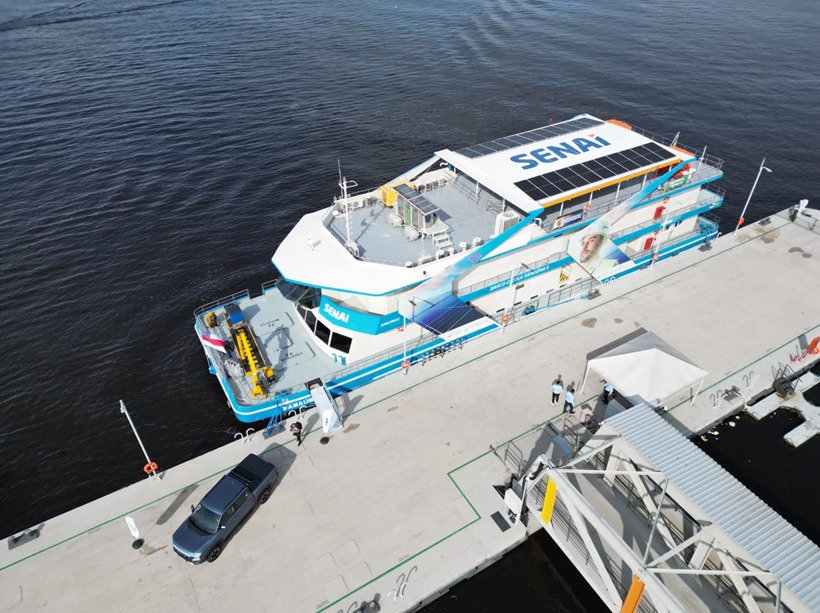 BYD investe mais de R$ 1,1 milhão em barco-escola do SENAI para capacitação no Amazonas