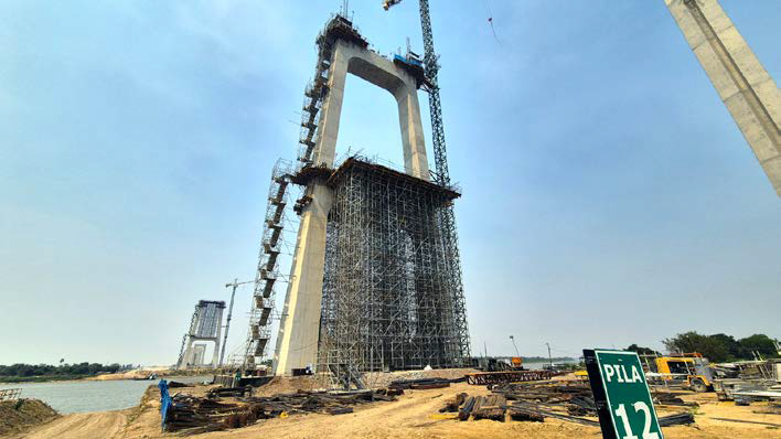 Ponte Bioceânica demanda mais de 1.200 toneladas de equipamentos para infraestrutura
