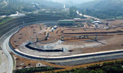 Conclusão de pera ferroviária de carregamento e centro de distribuição em Congonhas, MG