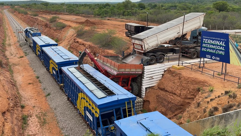 Após testes entre Piauí e Ceará, Transnordestina planeja novas operações com grãos e minérios