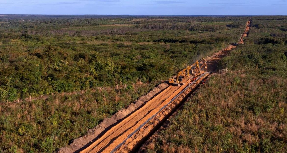 Processos inovadores e drones agiliza mexecução do gasoduto Gavião Belo, no Maranhão