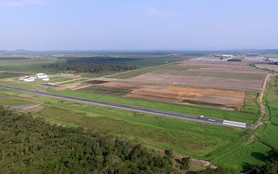 Areia descartada de fundição é reaproveitada na construção de Aeropark Vale Europeu