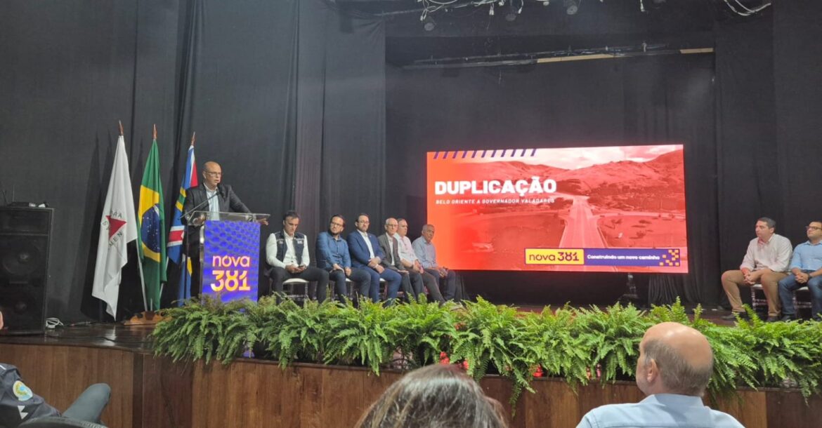 Nova 381 apresenta em Governador Valadares estudo para duplicação de 74 quilômetros da BR-381