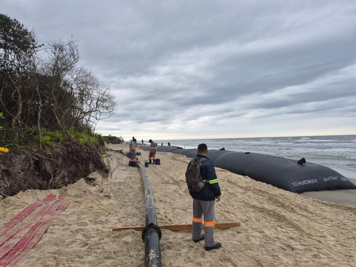 Governo de SP inicia obra para conter erosão na Ilha do Cardoso 