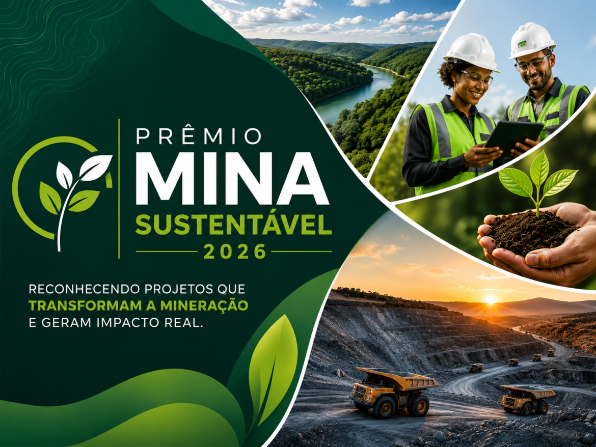 Prêmio Mina Sustentável 2026 segue com inscrições gratuitas para projetosESG até dia 11 de setembro