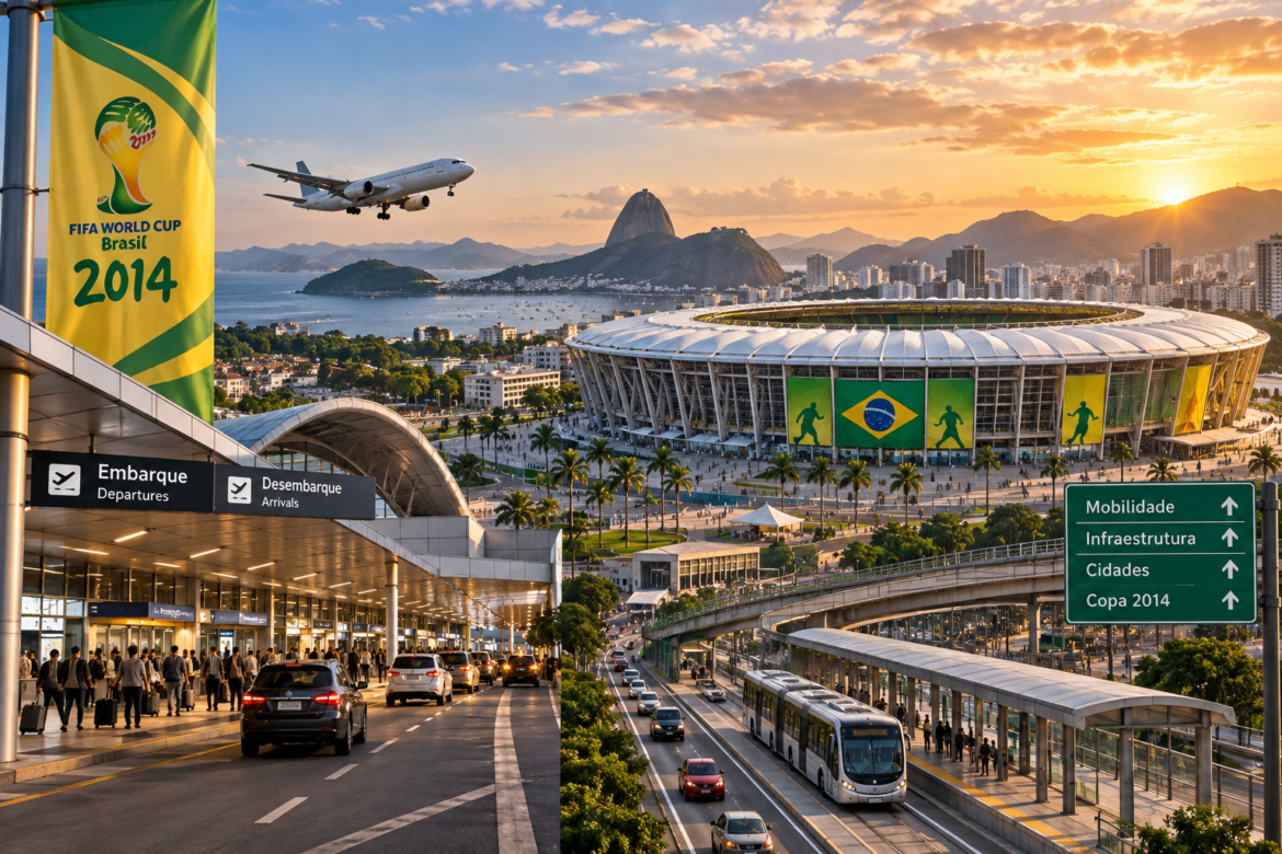 Copa de 2014: o desafio de infraestrutura que o Brasil tinha pela frente