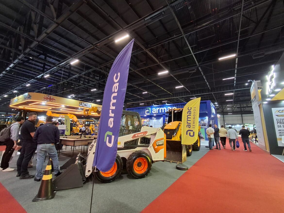 Armac reforça na Paving Expo venda de equipamentos seminovo